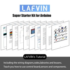 LAFVIN Project Super Starter Kit for R3 Mega2560 Mega328 Nano with Tutorial…