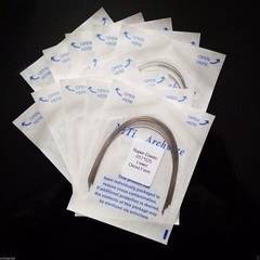10 Pcs Dental Orthodontic NITI Super Elastic Rectangular Arch Wire Ovoid/Natural