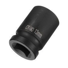 4 Point Square Socket 1/2″ Drive 13mm Metric CR-MO Square Impact Wheel Socket