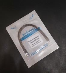 Dental Orthodontic Stainless Steel Arch Wires Natural Form Rectangular Wires