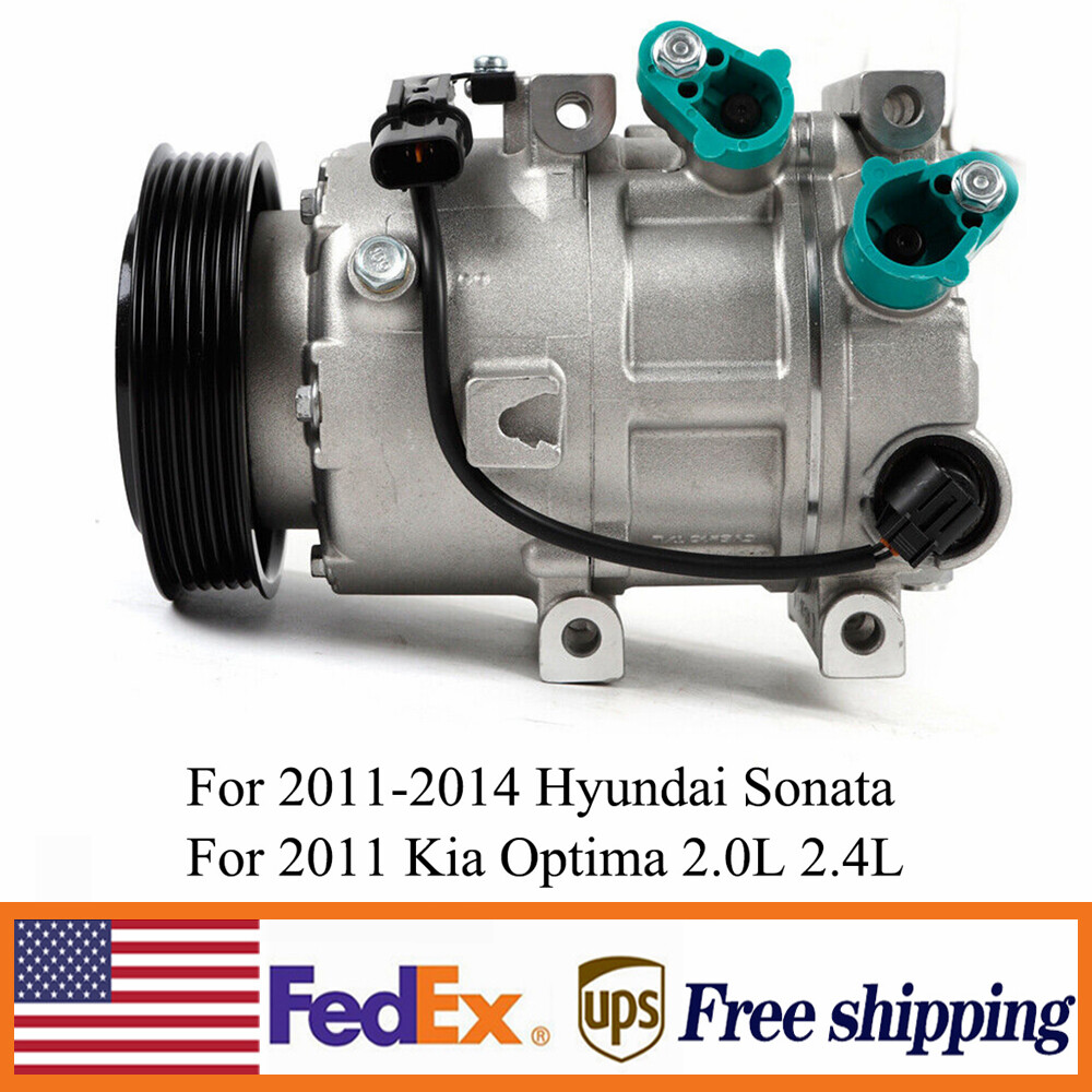AC Compressor For 2011-2014 Hyundai Sonata 2011 Kia Optima 2.0L 2.4L Each