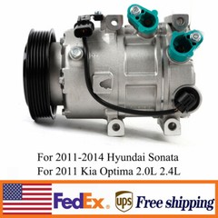 AC Compressor For 2011-2014 Hyundai Sonata 2011 Kia Optima 2.0L 2.4L Each