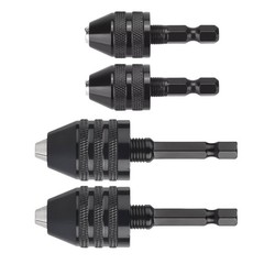 4Pcs 1/4-inch hex shank Versatile Conversion Drill chuck for 0.3-6.5 mm/3.6 mm