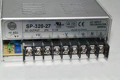 MEAN WELL SP-320-27 SWITCHING POWER SUPPLY-=|135-264V AC IN|27V DC 11.7A OUT|=-