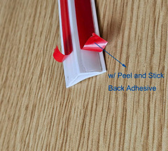 Flexible, Peel and Stick Wall Molding Trim Caulk Strip Self Adhesive Corner Trim