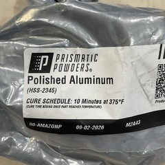 Prismatic Powders® Polished Aluminum HSS 2345 1LB New in Package
