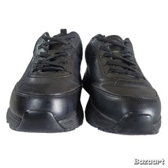 Skechers Men’s Ultra Go Work Air Cooled Memory Foam Black Leather Sneakers 10.5