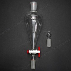 500ml Borosilicate Glass Separatory Funnel with PTFE Stopcock