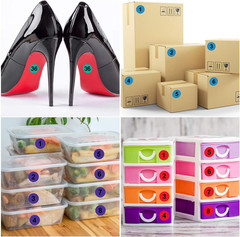 5000 Pcs 0.4 Number Stickers 1-100 Vinyl Dot Labels Inventory Organizer