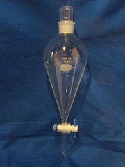 Pyrex 500ml Separatory Funnel #27 Stopper Neck, #6404