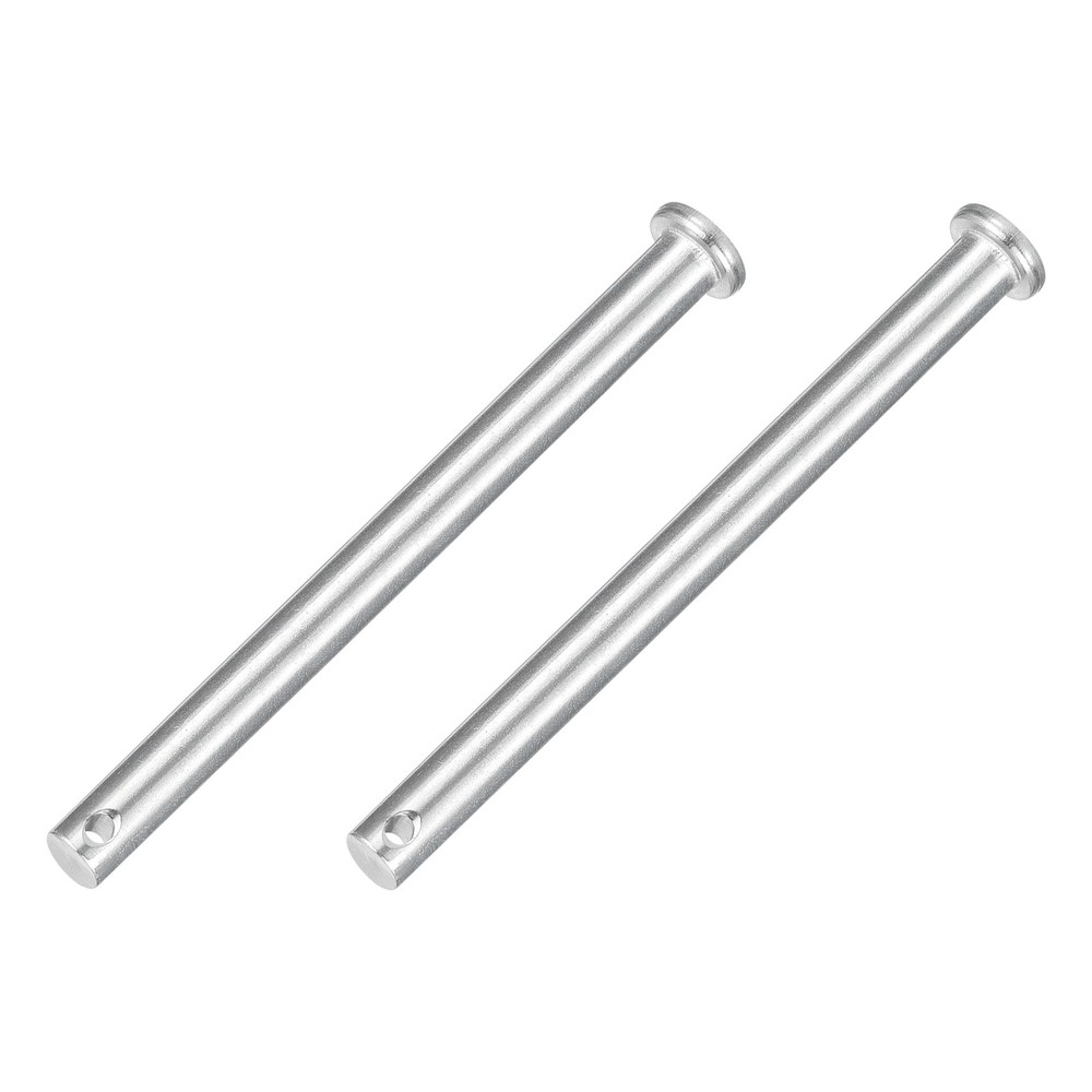 2Pcs 5/16″ x 4″ Single Hole Clevis Pins 304 Stainless Steel Flat Head Pins