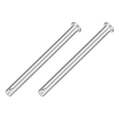2Pcs 5/16″ x 4″ Single Hole Clevis Pins 304 Stainless Steel Flat Head Pins