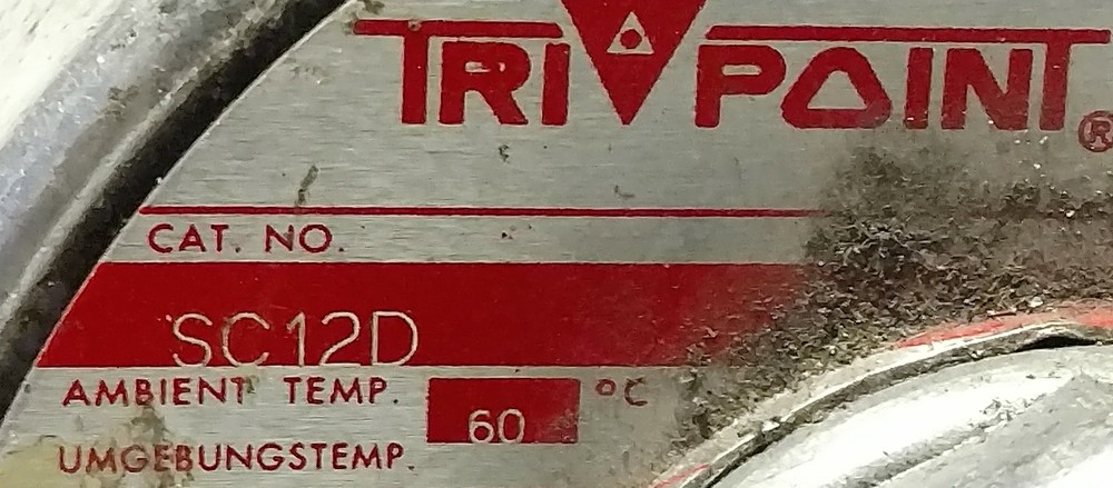 ASCO SC12D TRIPOINT Pressure Switch