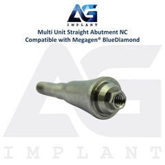 5 Straight Multi Unit Prosthetic NC X-FIT Megagen® BlueDiamond Compatible 4.8mm