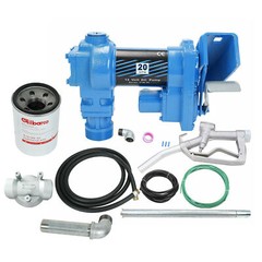 12V 20GPM Fuel Transfer Pump Diesel Gas Gasoline Kerosene w/ Particulate Filter