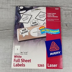 Office Depot Lot: Avery Epson GBC Window Decals Stickers Laminate Sheets