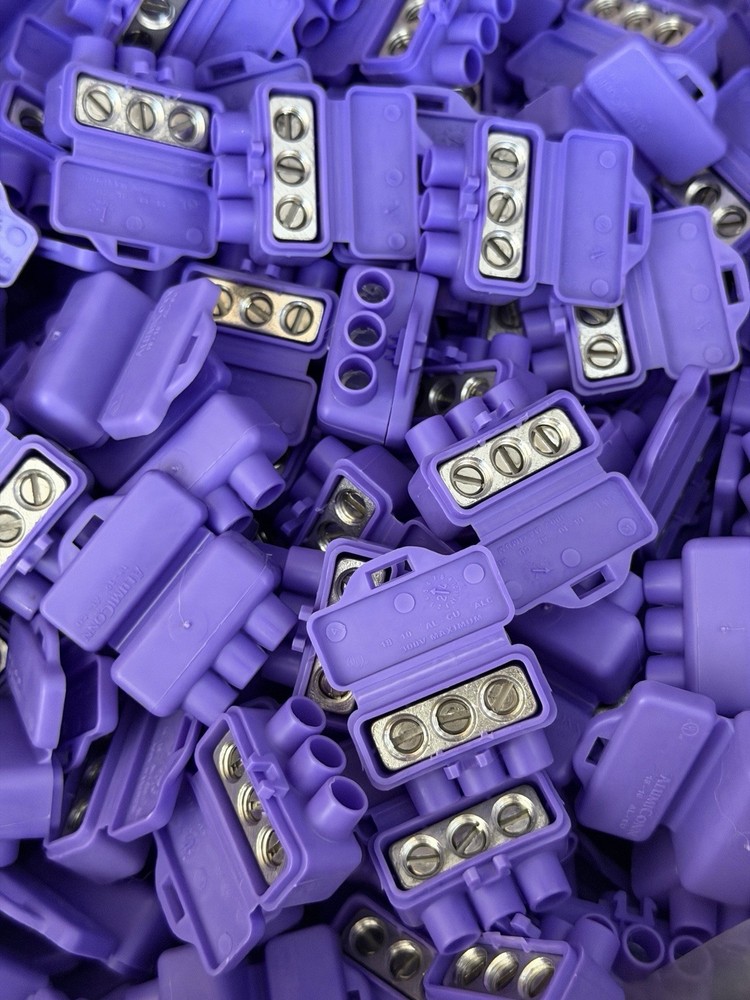 King Innovation 95135 AlumiConn 3-port Wire Connectors – Pack of 100 NEW