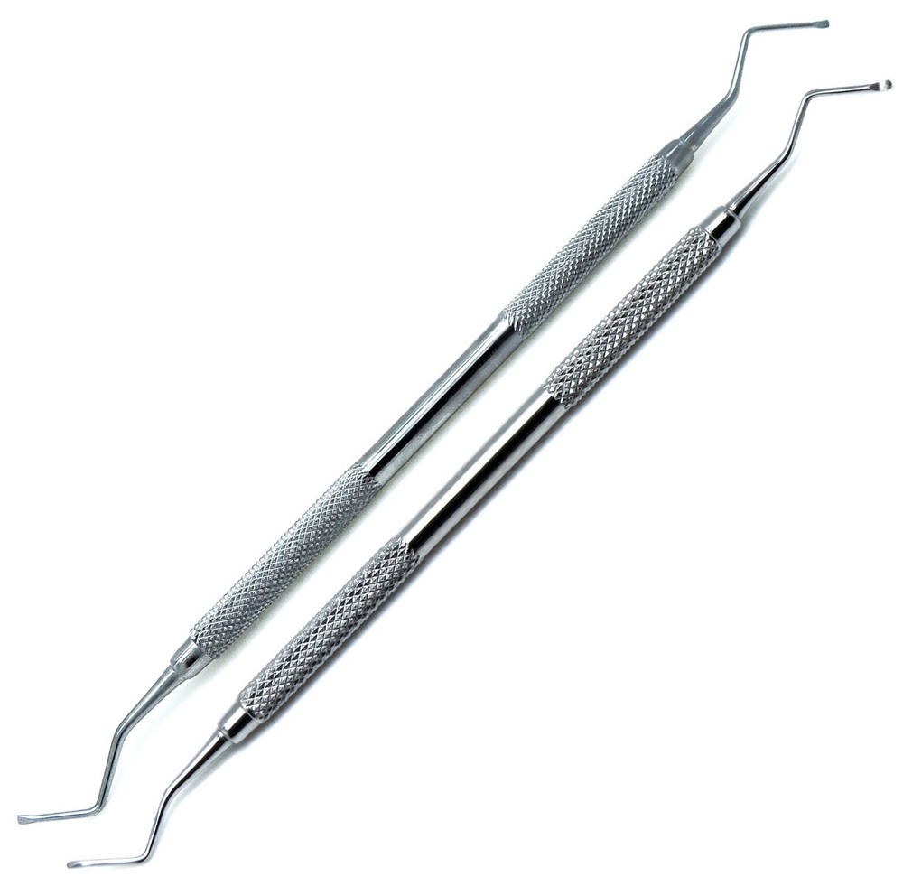 Excavators Set of 2 Dental Spoons Ended 1.2mm & 1.4mm Restorative Instruments