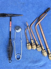 Victor Brazing Tips Lot With Rosebud Attachment And Striker