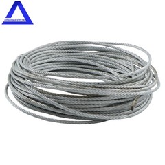 1/4″×100 FT,7×19 Galvanized Cable 1400LBS Working Load Limit for Fencing,Pulley