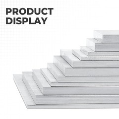 6061 Aluminum Flat Bar, 1/4″ x 1″ x 10″ Rectangle Aluminum Bar Stock, T6511 S…