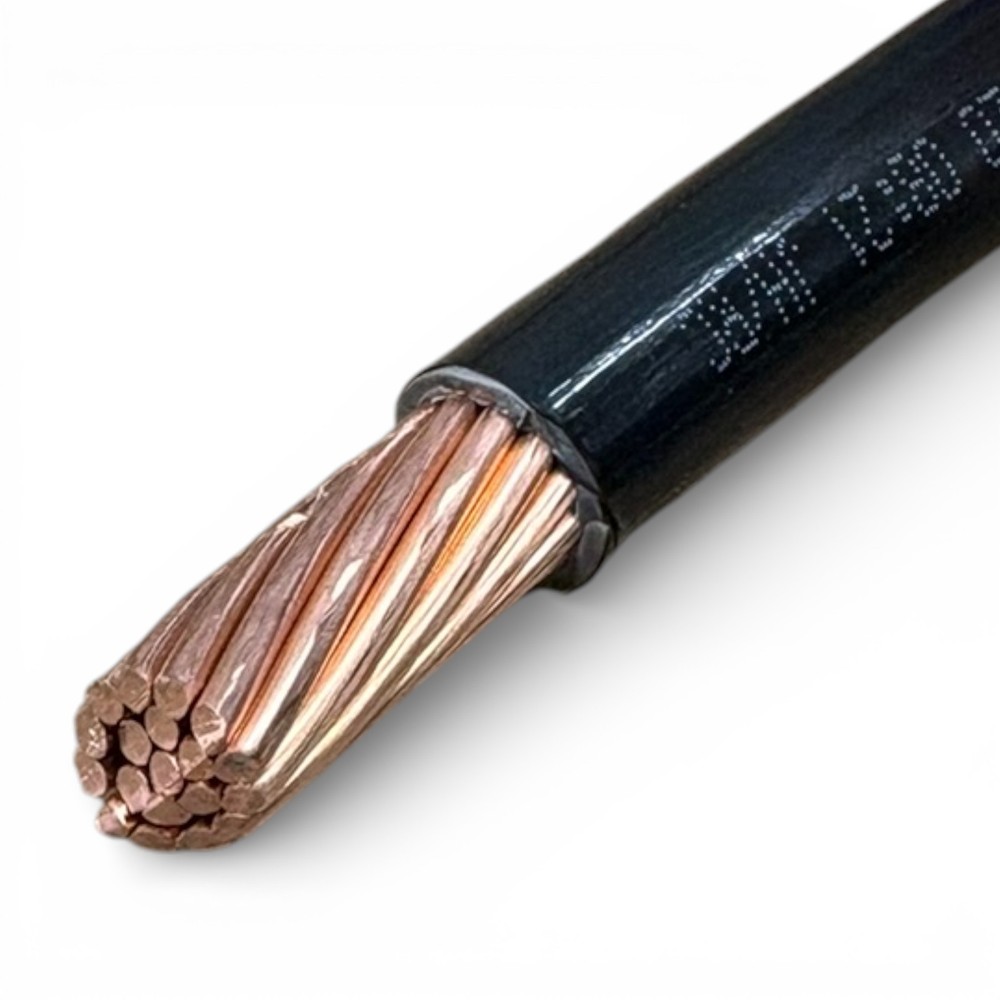 Southwire 2/0 AWG THHN Copper Wire Black Stranded SIMpull –$4.29 per foot