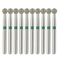 Dental Diamond Burs Round Ball Multi-Use Coarse Bur FG High Speed Burr 801/023C