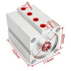 〖US〗BT30 Unpowered ATC Spindle 5 Bearing 6000rpm Air Pneumatic Boosting Cylinder