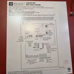 Altronix AL602ULADA NAC Power Extender 24VDC 6.5A Fire Alarm Power Supply READ