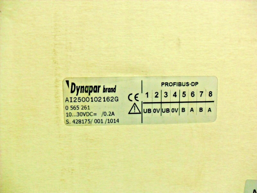 Dynapar AI2500102162G Encoder,Absolute,Optical,BiSS,w/ SS Shaft, New in Box