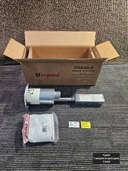 Wiremold Legrand 4ATCP4RAA 4″ Prewired Surface 4 Receptacle Brushed Aluminum