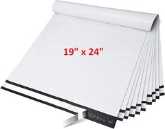 200 Pack White 19×24″ Large POLY Mailer Self Seal Strong BAGS ENVELOPES SHIPPING
