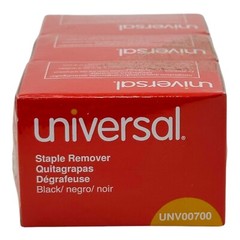 3 Count Universal Staple Remover Jaw Style Black/Silver