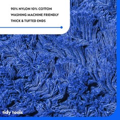 Commercial Dust Mop Replacement Head – 60 x 5 in. Cotton Nylon Reusable Mo