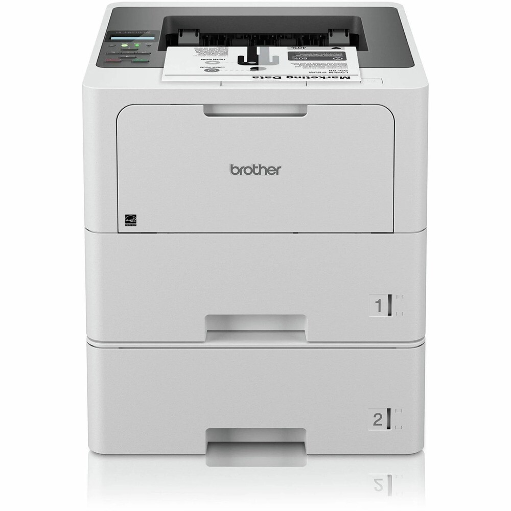 Bankers Box HLL6210DWT Business Monochrome Laser Printer w/ Dual Paper Trays New