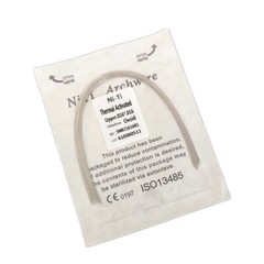 Dental Orthodontic Heat Thermal Activated Niti Rectangular Arch Wires Arcs