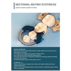 Dental Matrix Bands Ring Sectional Matrice Clamp Fit Palodent V3 Garrison