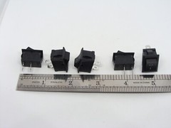 5 Pcs Pack Lot KCD 101 6A 250V AC 10A 125V 2 Pins 2 Position Power Button Switch