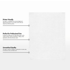 LUXPaper 8.5″ x 11″ Linen Paper | Letter Size | White Linen | 24lb. Paper Wei…