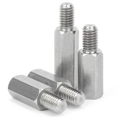 M8 + 15mm Male-Female Stainless Steel Hex Column Standoff Support Spacer Pillar