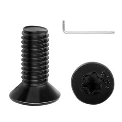 M4x12mm Torx Flat Head Security Machine Screws 20pcs HS/JXLS-09