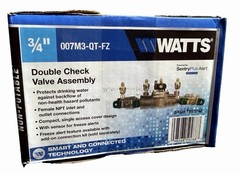 Watts 3/4 in. Bronze Double Check Valve Backflow Preventer with Freeze Sensor
