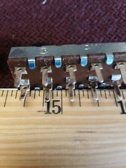 Four position, double contacts, slide switch. many wired configurations, NOS!