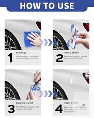 744/9744 Brilliant Silver Metallic Touch Up Paint Compatible with Mercedes-Benz