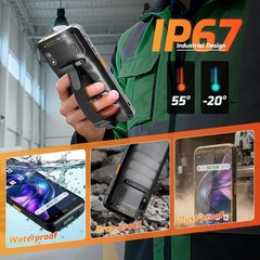 NETUM Android 14 Handheld Barcode Scanner Mobile Computer, Q900 w/ Honeywell HS7