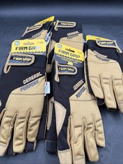 Firm Grip Winter Utility Insuated Tough Working Gloves X LARGE- SET OF 5