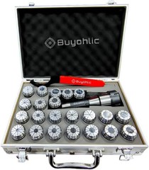 R8 Taper ER32 Collet Set Chuck Kit with 22 PCS Collets set CNC Processing Boring