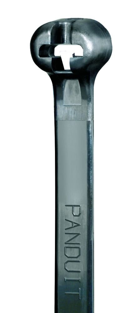 Panduit Cable Tie, Metal Barb, Light-Heavy, Weather Resistant Nylon 6.6, 50-Pack