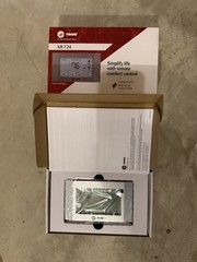 Trane XR724 Programmable Touchscreen Thermostat, White, Nexia TCONT724AS42DA