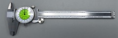iGaging Fractional Dial Caliper 6″ Inside Outside Depth Gauge Read 0.01 or 1/64″